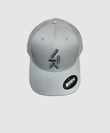 ARKT Grey 'original' trucker cap with steel grey logo