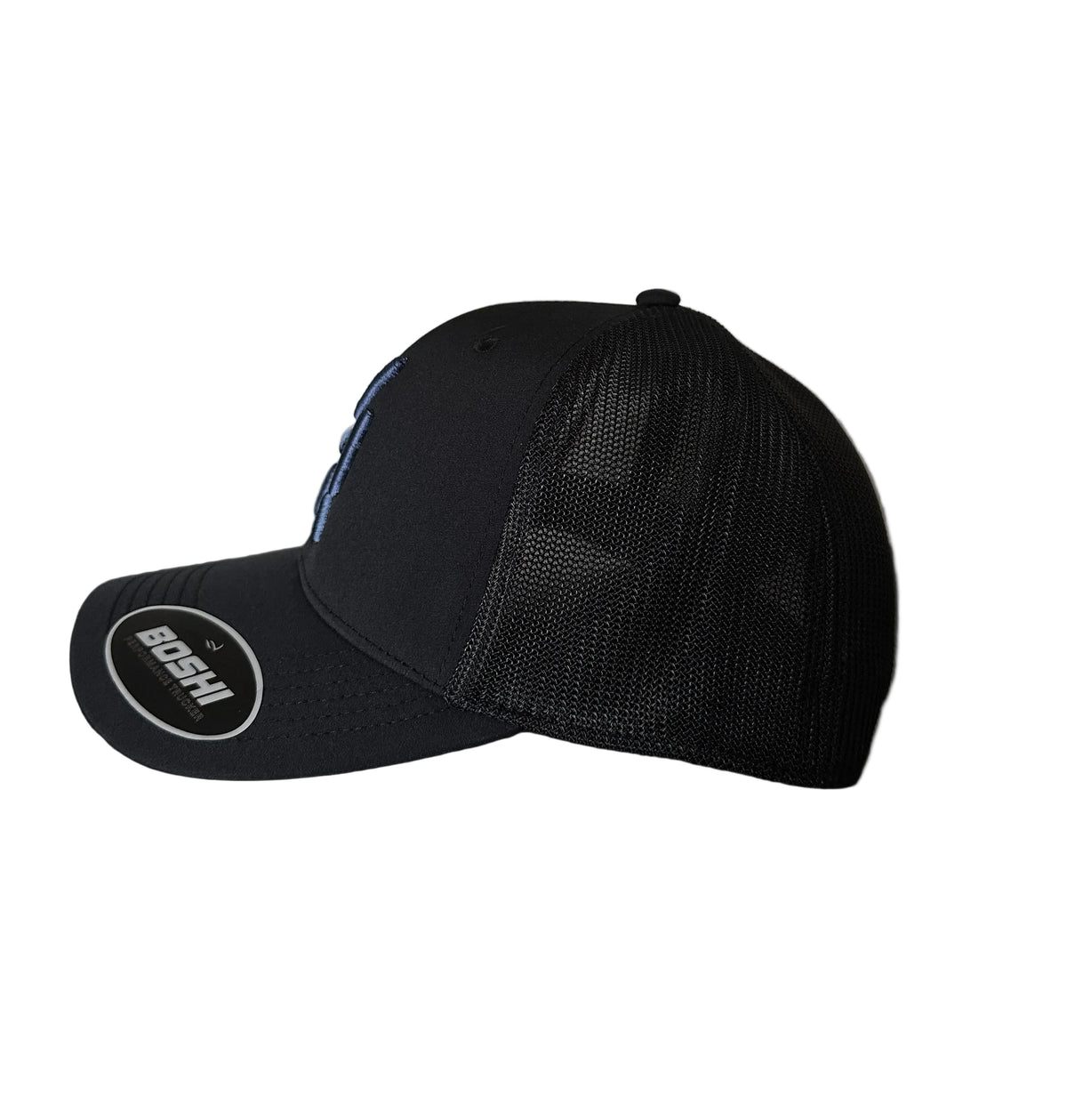 ARKT Black Performance Trucker Cap – side view