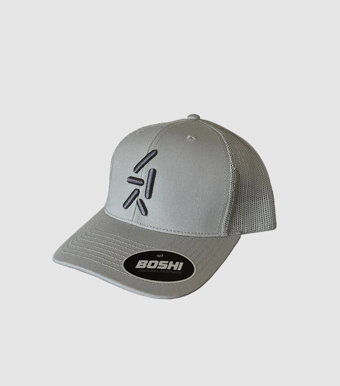 ARKT Grey 'original' trucker cap with steel grey logo