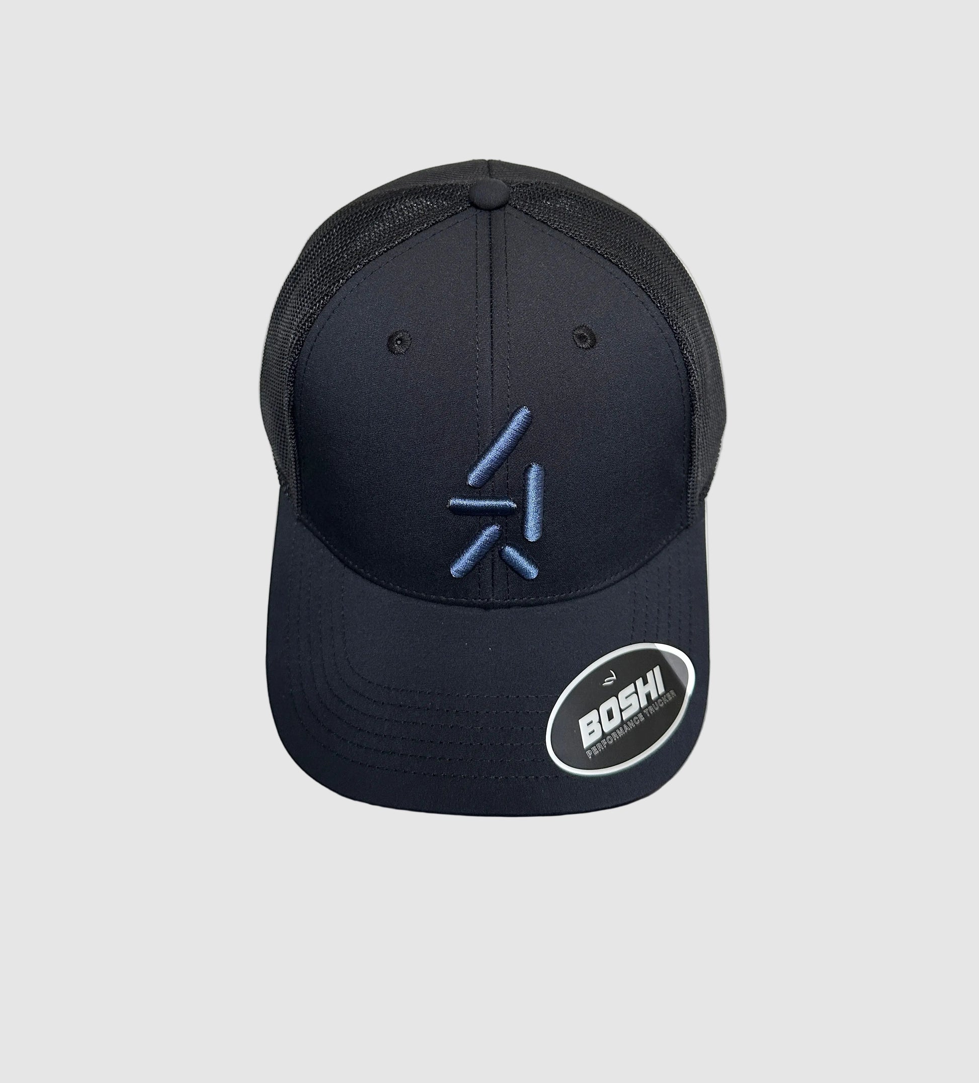 ARKT Black Performance Trucker Cap – front view